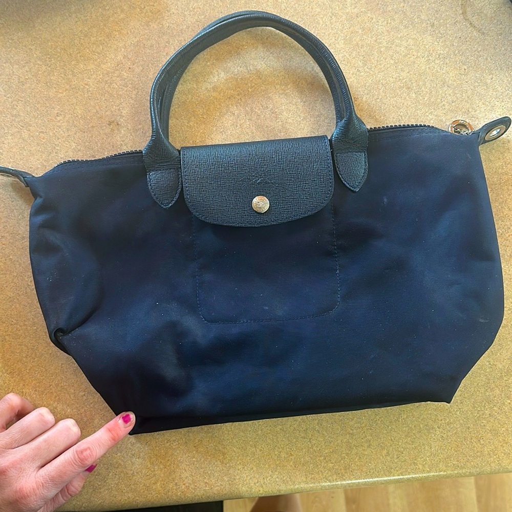 Longchamp navy small bag